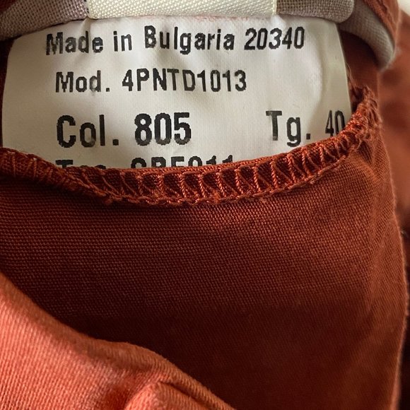 Mason’s Women Chino New York Slim Fit Pants Brick Size 40 US 4 - Picture 4 of 8